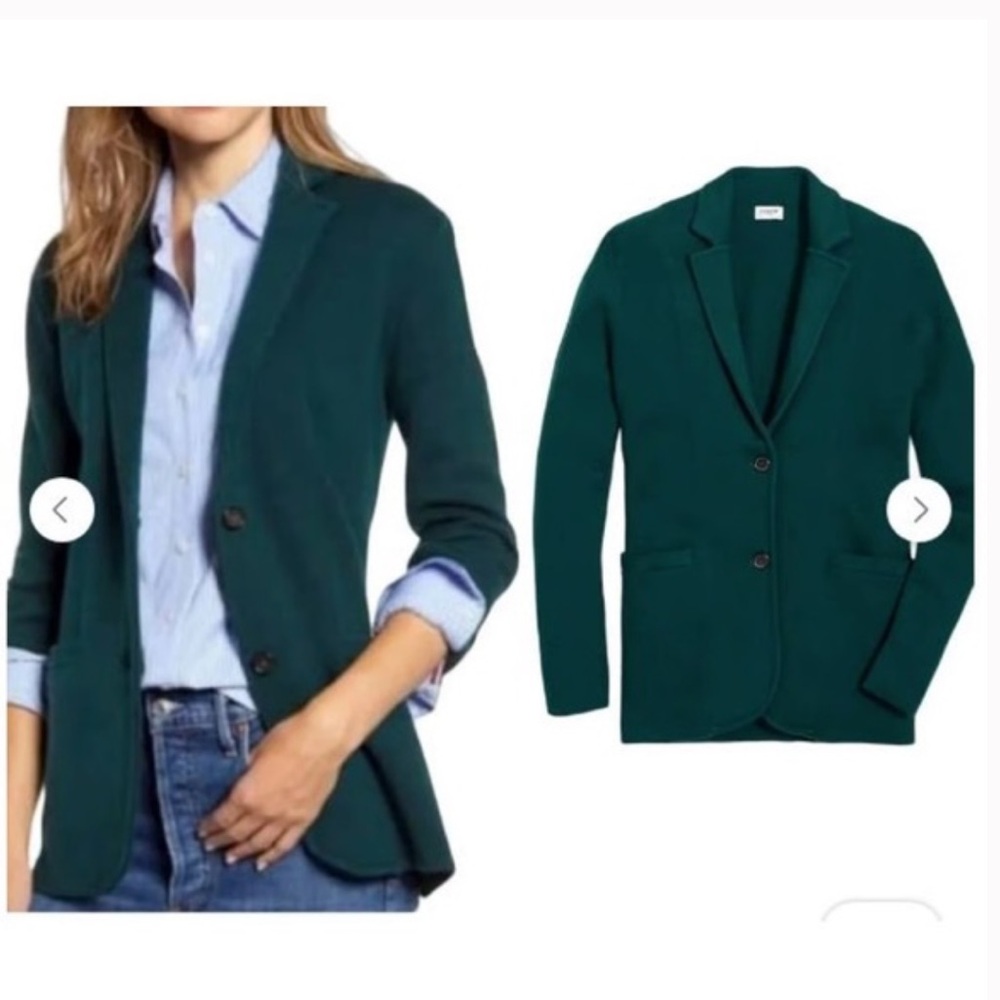 J Crew Schoolboy Sweater Blazer
